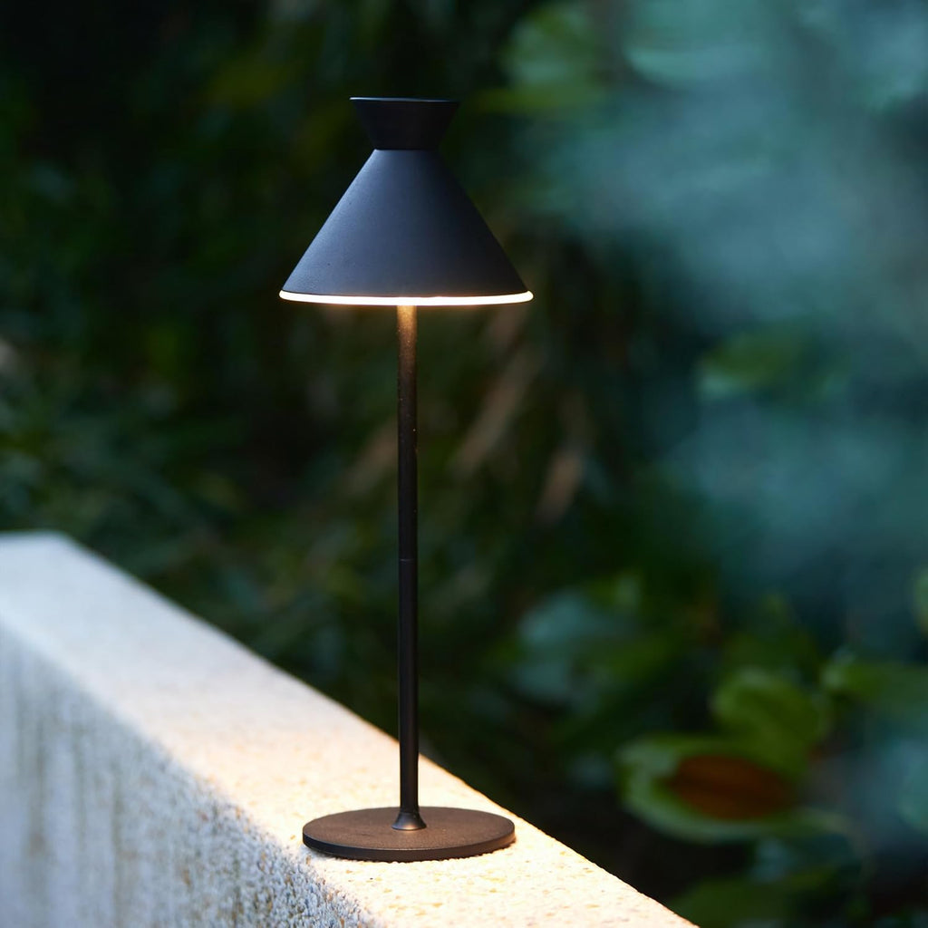 DEELUX Trådlös LED-bordslampa – Elegant design för alla tillfällen svart