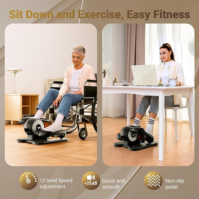 MERACH Mini-Elliptical – Din kompakta träningspartner för kontoret och hemmet
