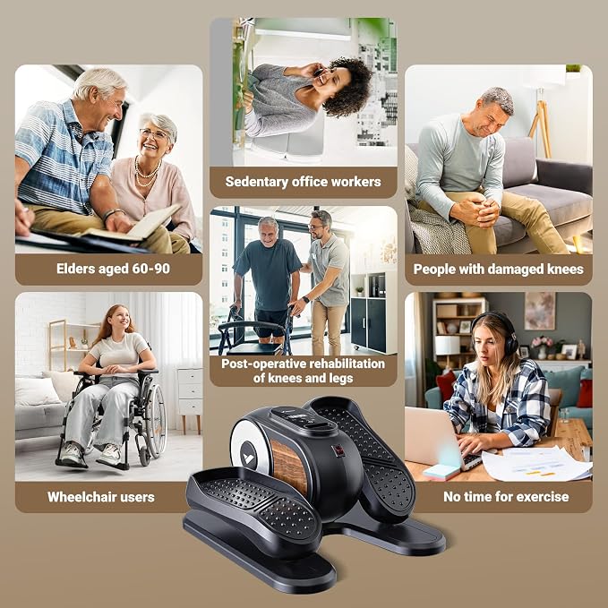 MERACH Mini-Elliptical – Din kompakta träningspartner för kontoret och hemmet