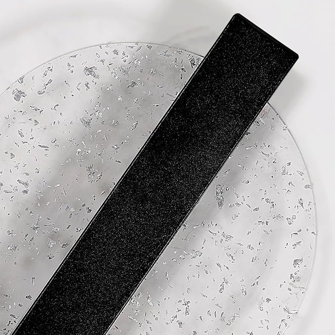 DELIPOP Modern Vägglampa – Cirkulär design i mattsvart (12W, Kallvitt ljus)