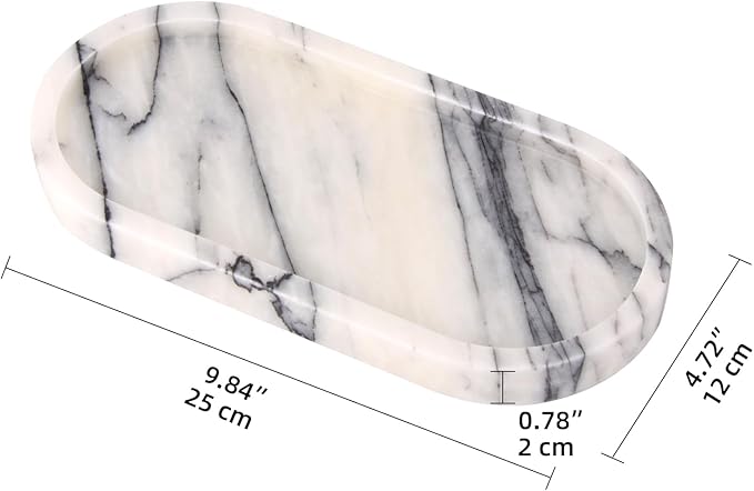 Lyxig Bricka i Naturmarmor – Den ultimata detaljen för ett städat hem