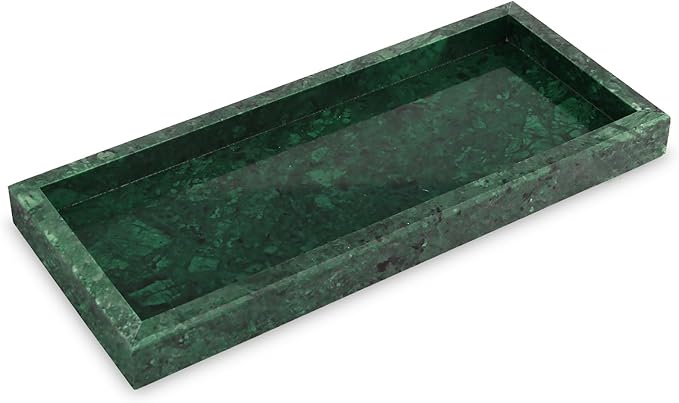 Elegant Bricka i Naturmarmor – Stilren ordning med lyxig finish
