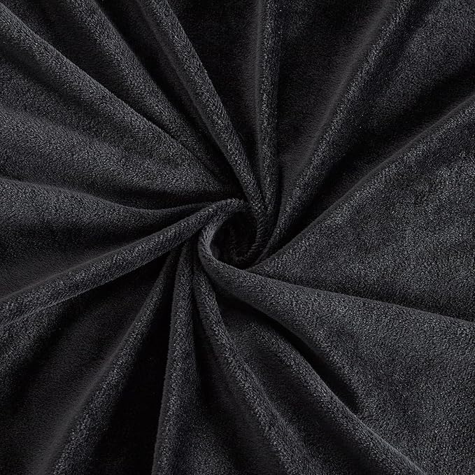 EMME Vinterbäddset "Rabbit Fur" – Den ultimata mjuka kramen (200x200cm, Svart)