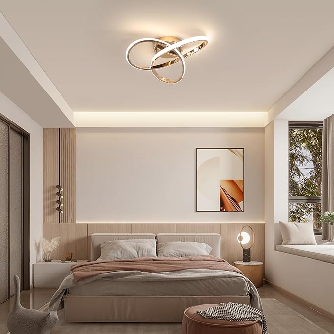 Modern LED-taklampa från DELIPOP – Dimbar med fjärrkontroll & minnesfunktion