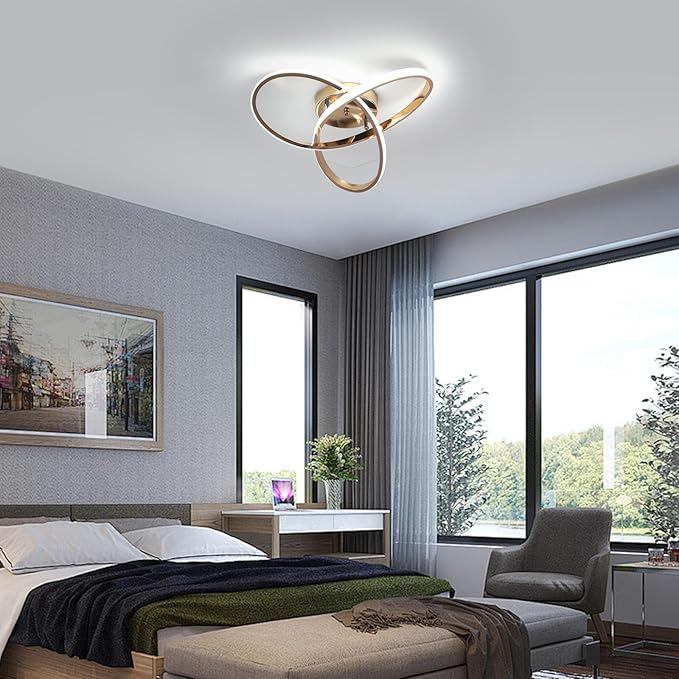Modern LED-taklampa från DELIPOP – Dimbar med fjärrkontroll & minnesfunktion