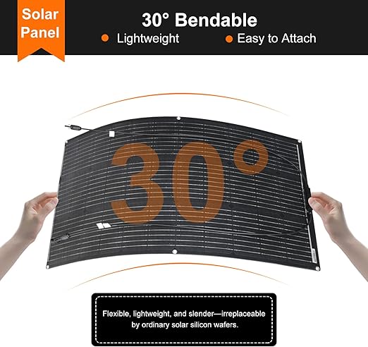 Flexibel Solpanel – Frihet och grön el var du än befinner dig 100WATT