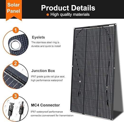 Flexibel Solpanel – Frihet och grön el var du än befinner dig 100WATT